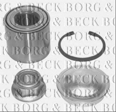 BORG & BECK bwk966 -  Комплект подшипника ступицы колеса